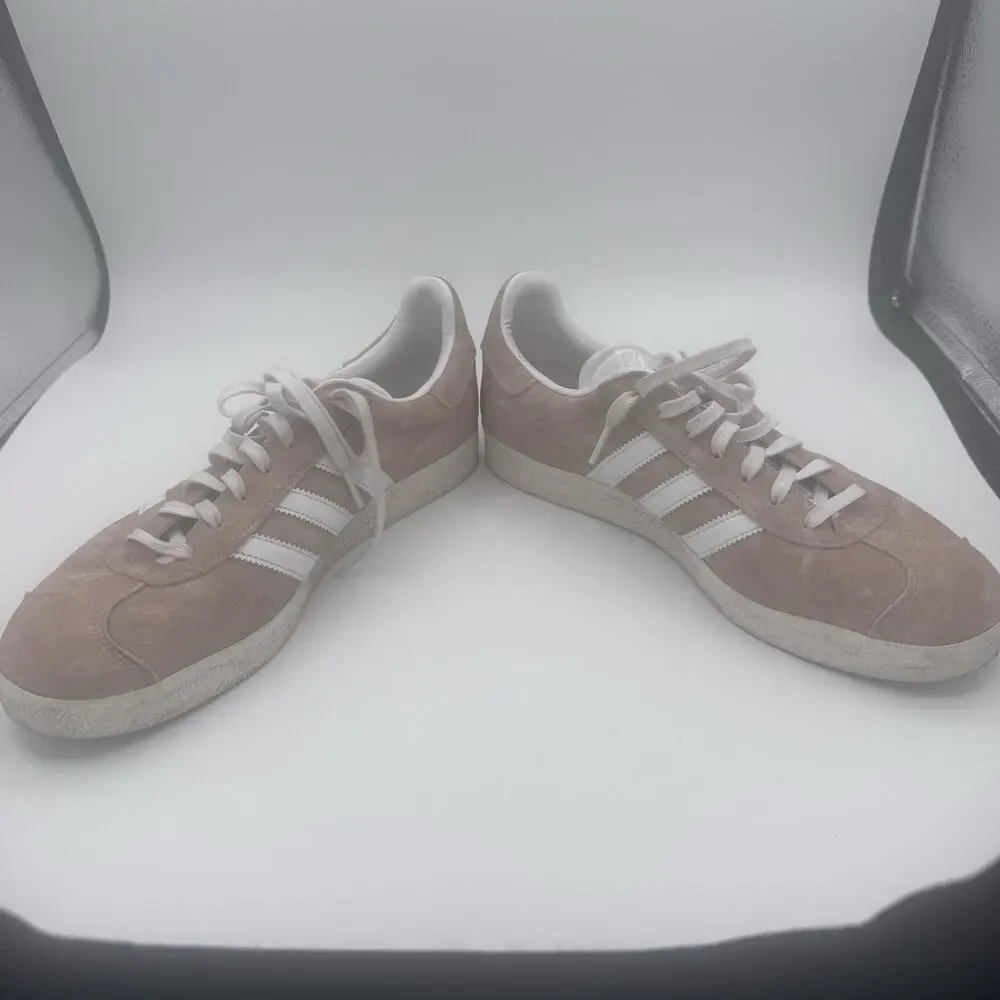 Adidas Originals Gazelle Magic Beige/Cloud White/Magic Beige Size 10.5